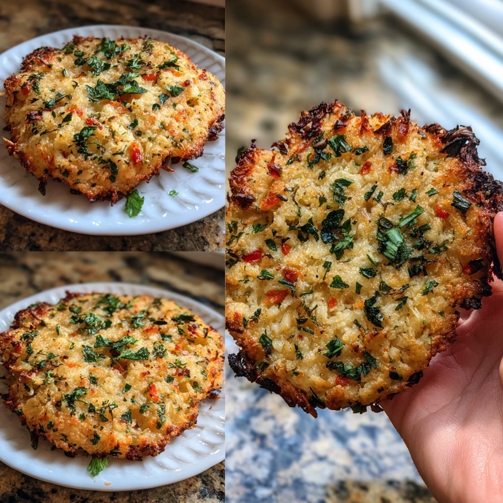 Baked Veggie Rice Cakes