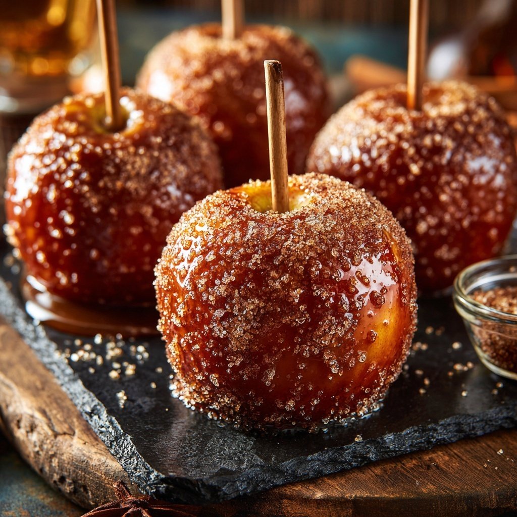 Cinnamon Sugar Candy Apples