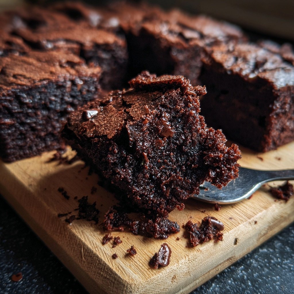 Cottage Cheese Brownies with Dark Cocoa Powder