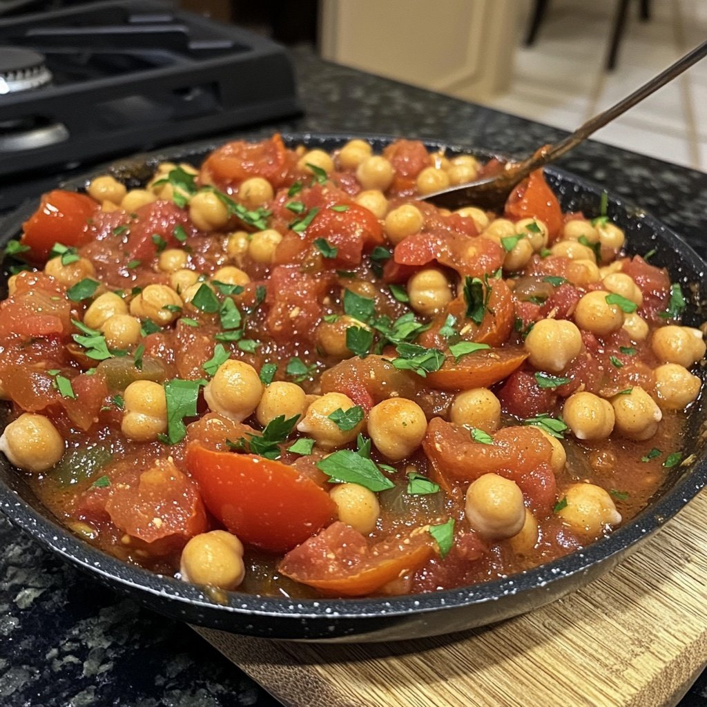 Healthy Chickpea Tomato Stew