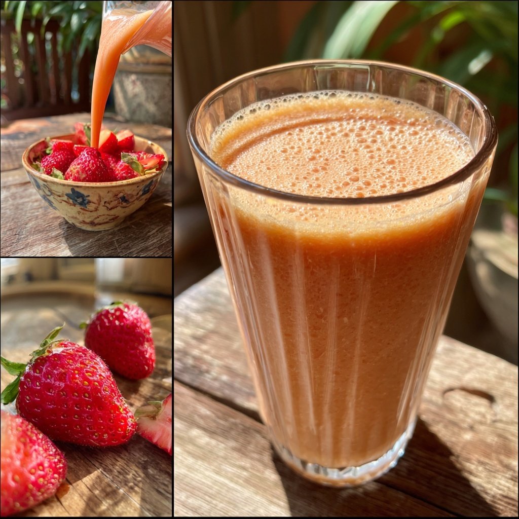 Strawberry Peach Smoothie