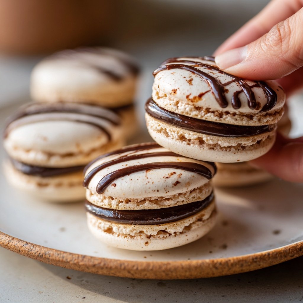 Macarons with Chocolate Ganache