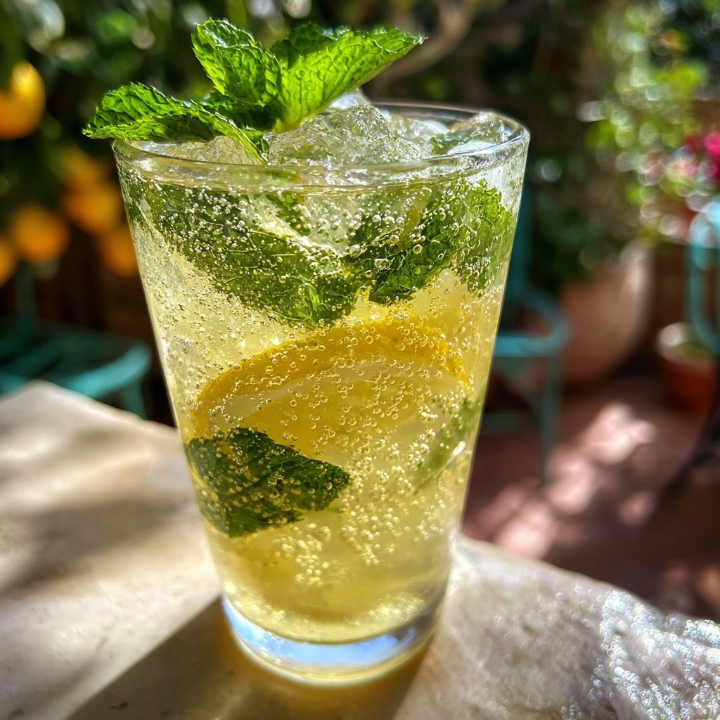 Sparkling Lemon Spring Drink