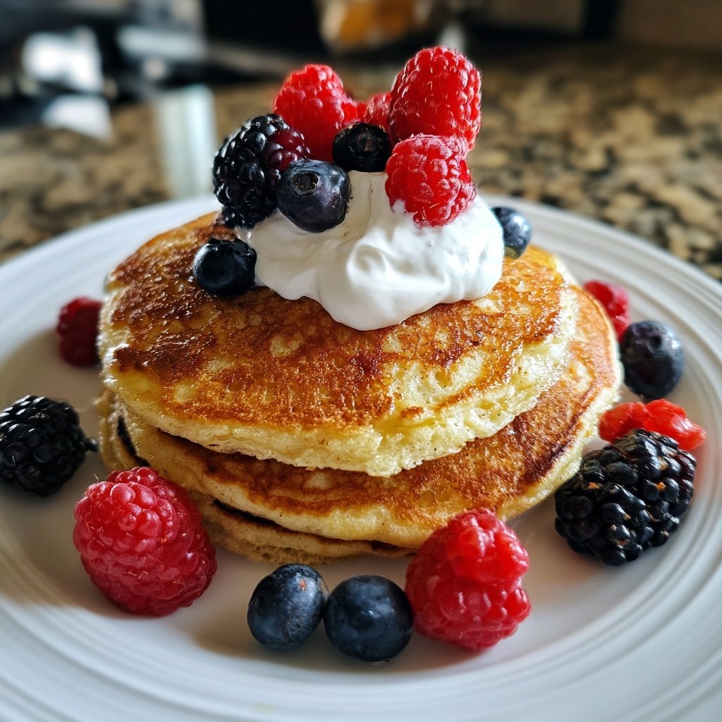 Protein Pancakes With Greek Yogurt