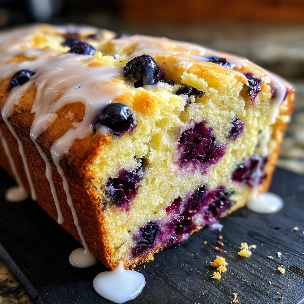 Lemon Blueberry Quick Bread