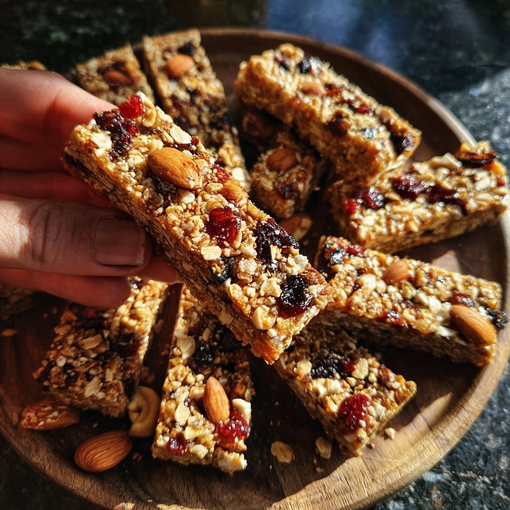 Healthy No Bake Oat Energy Bars