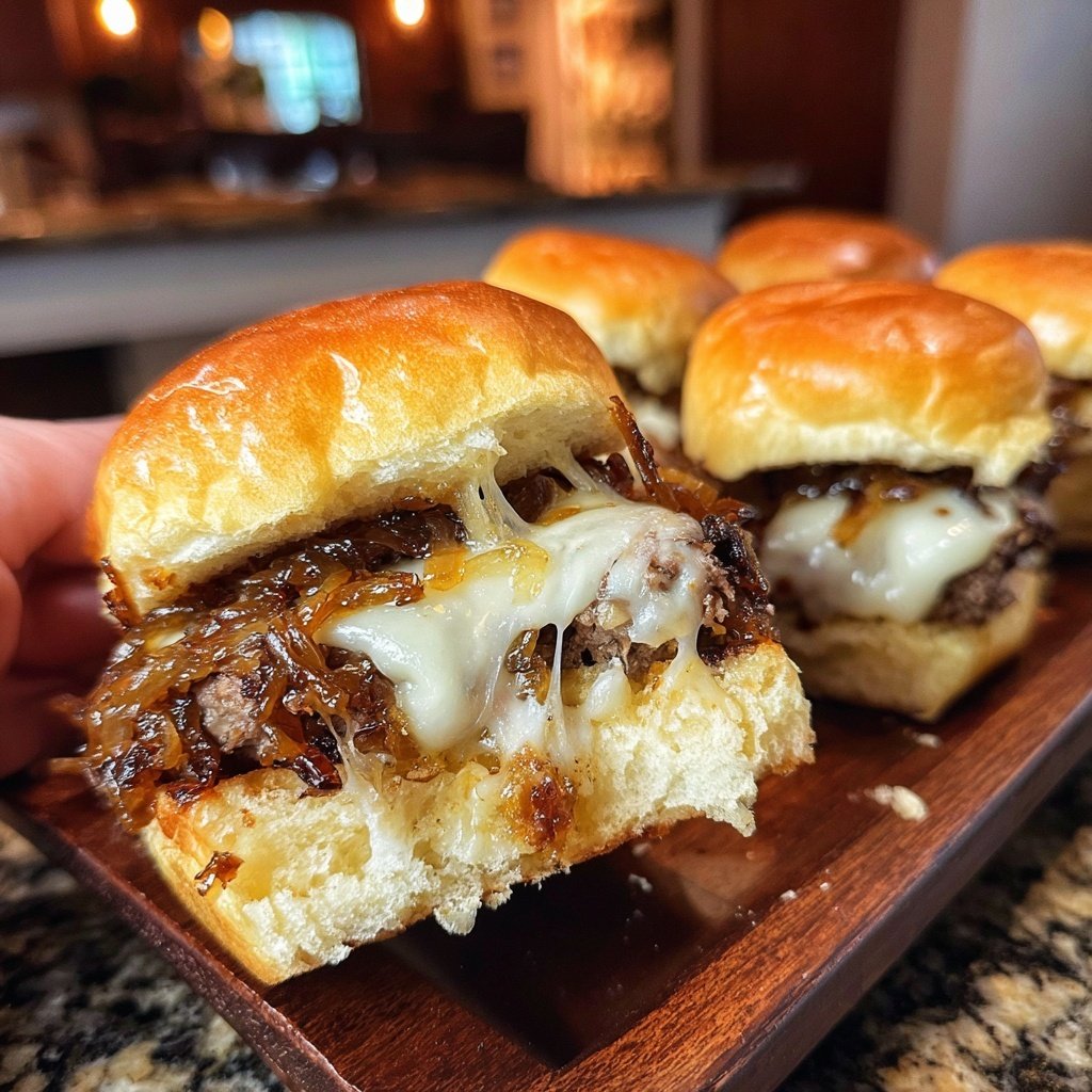 Caramelized Onion Sliders
