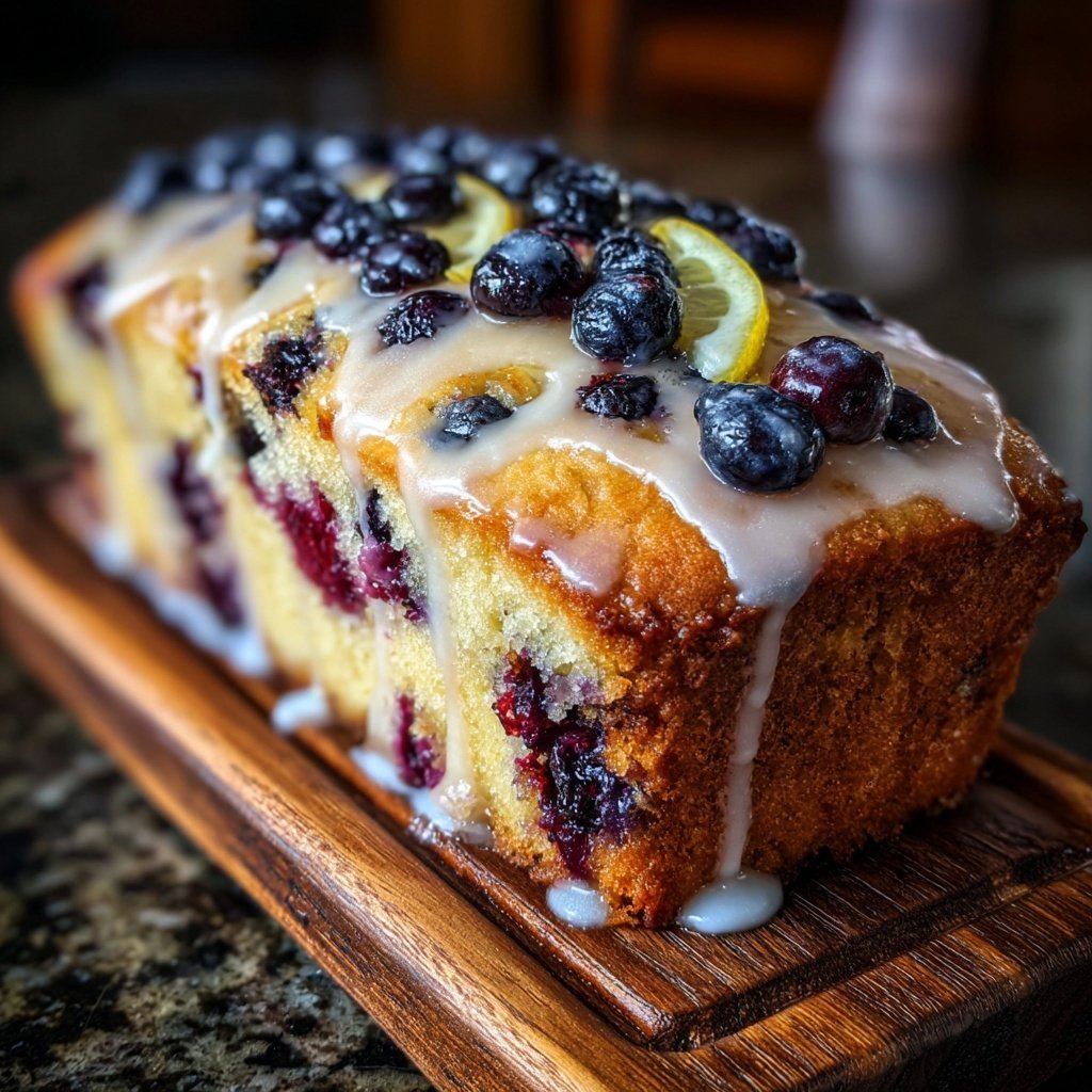 Lemon Blueberry Pound Cake